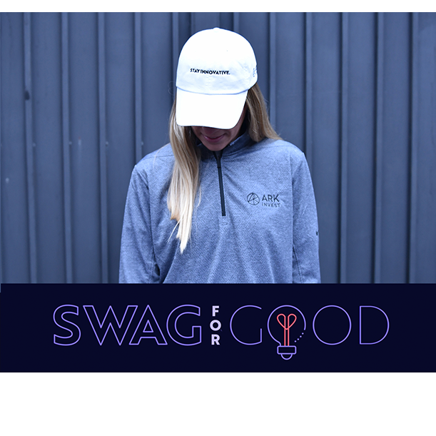 ARK swag, swag for good, corporate responsibility,